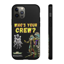 Load image into Gallery viewer, Who&#39;s Your Crew Phone Case (Black) - End Simulation
