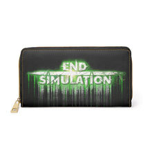Load image into Gallery viewer, End Simulation Zipper Wallet - End Simulation
